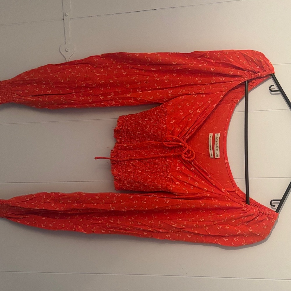 Urban Outfitters Red Crop Top